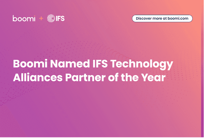 Boomi Named IFS Technology Alliances Partner of the Year