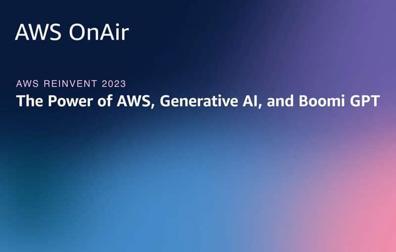 The Power of AWS, Generative AI, and Boomi GPT