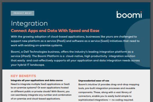 Data and Application Integration Product Brief
