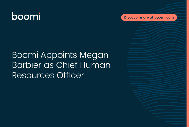 Boomi Appoints Megan Barbier as Chief Human Resources Officer