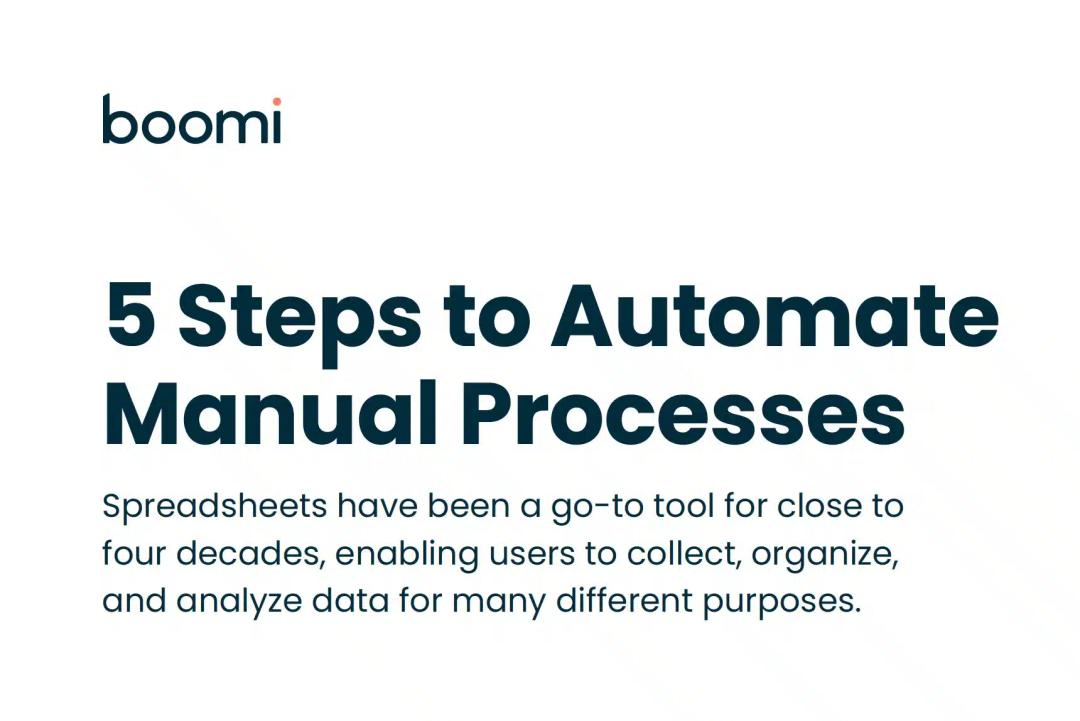 Five Steps To Automate Manual Processes [Infographic]