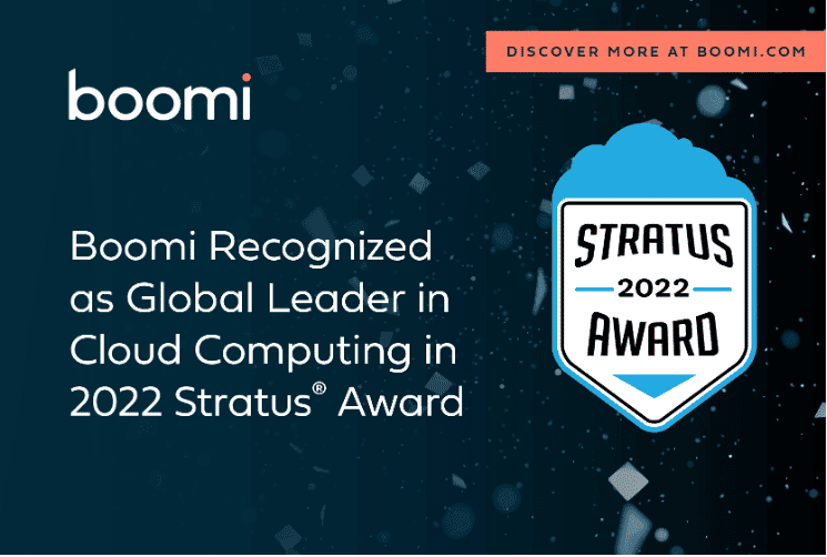 Boomi Wins Global Leader in Cloud Computing 2022 Stratus® Award