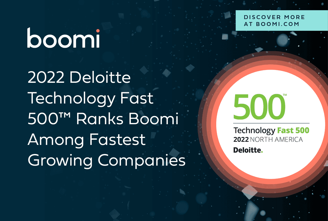 2022 Deloitte Technology Fast 500™ Ranks Boomi Among Fastest Growing Companies